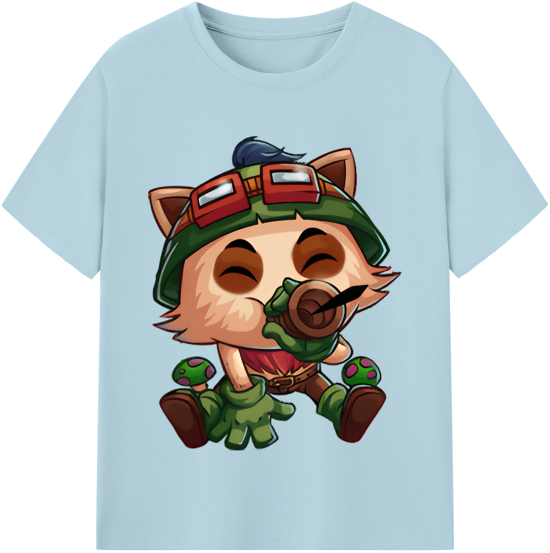 リーグ・オブ・レジェンド League of Legends LOL 綿100％半袖Tシャツ（フロントプリント）